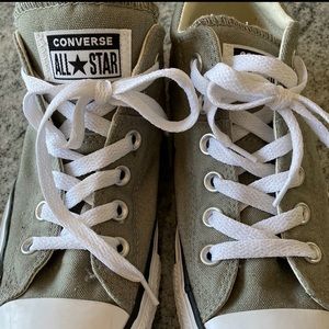 Green Low Top Converse